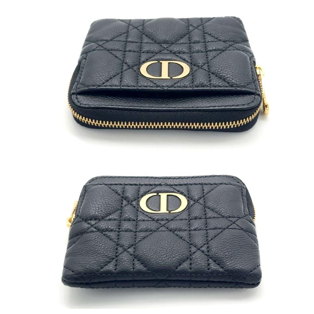 クリスチャンディオール カロ ラベンダー ウォレット ブラック ケース