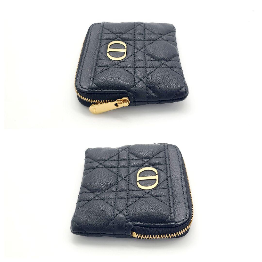 クリスチャンディオール カロ ラベンダー ウォレット ブラック ケース