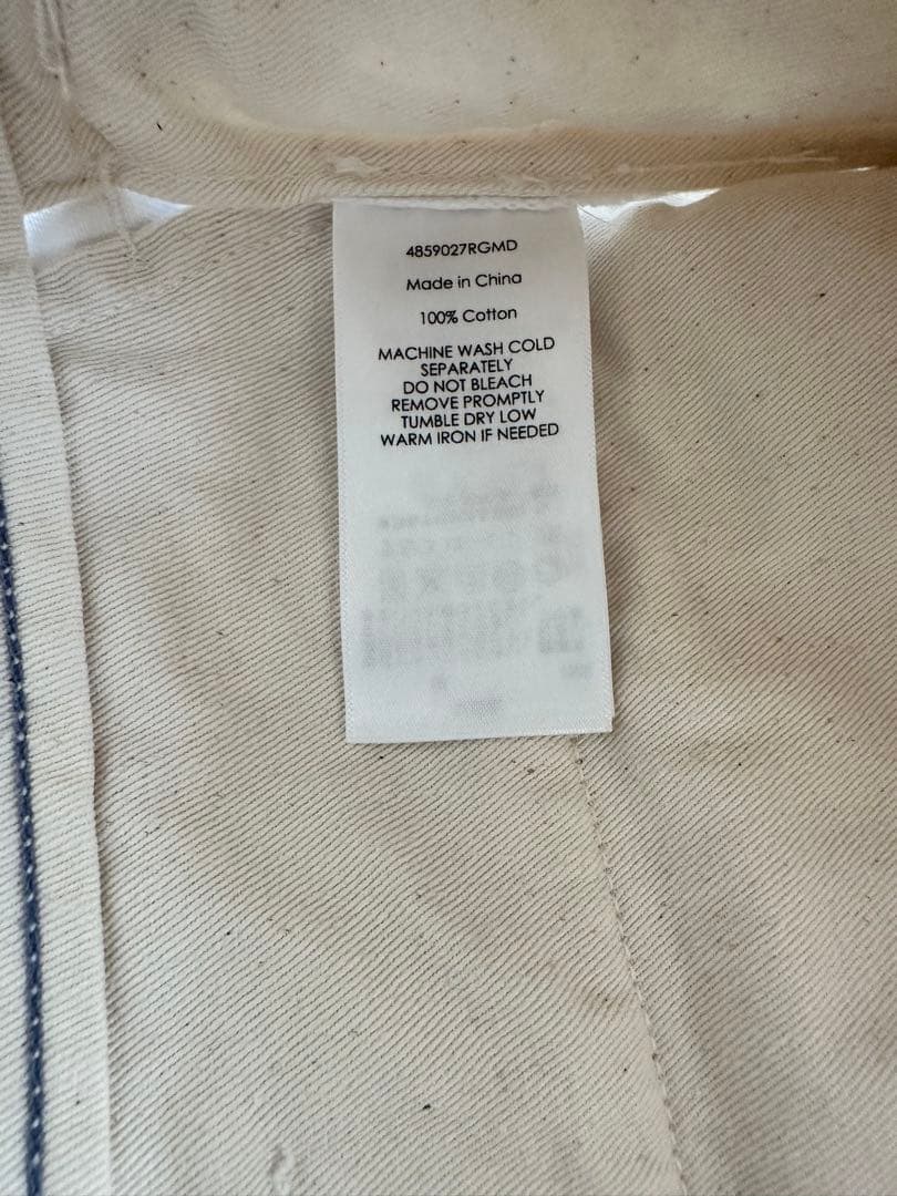 【RRL ダブルアールエル】ホワイトチノ　オフィサーズパンツ　30×30