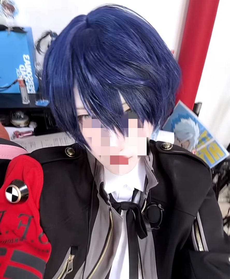 ペルソナ3 P3 主人公 結城 理 コスプレ ウィッグ