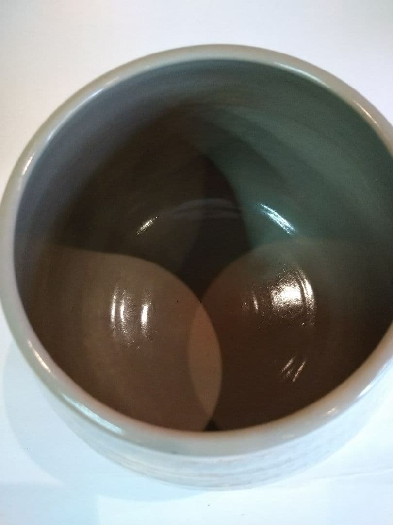 【茶道具】芋頭三島　水指　高台寺窯　森里陶楽造