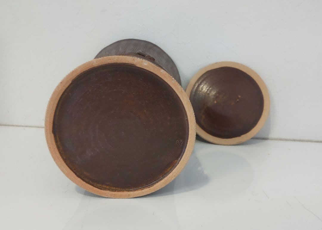 sylvester　　水指＆灰押　コテ型