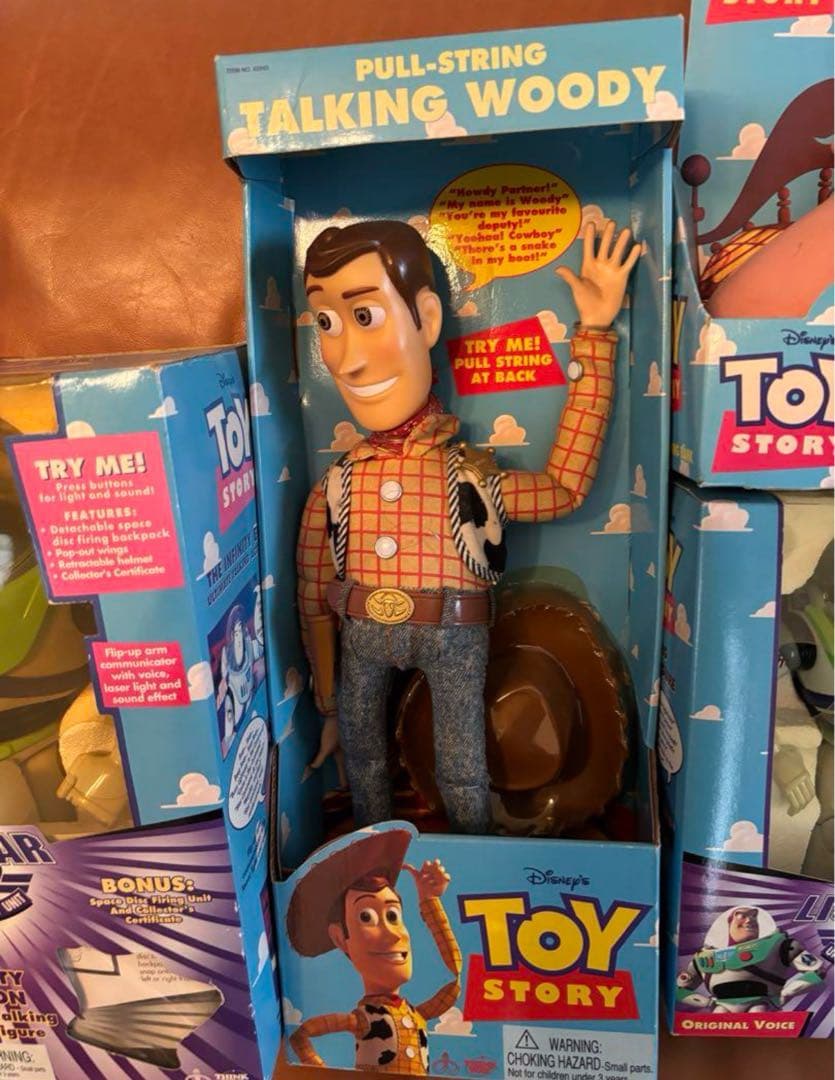 ⑥トイストーリー・ウッディ・トーキング・レックス・ハム・新品・未開封