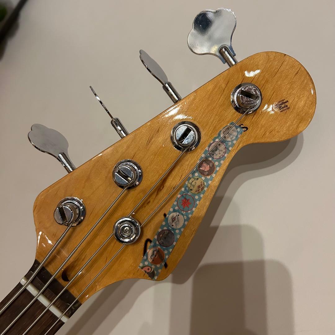 ジャズベースタイプ　オールブラック　リアピックアップハム化‼︎‼︎