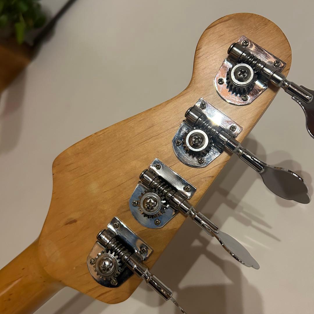 ジャズベースタイプ　オールブラック　リアピックアップハム化‼︎‼︎