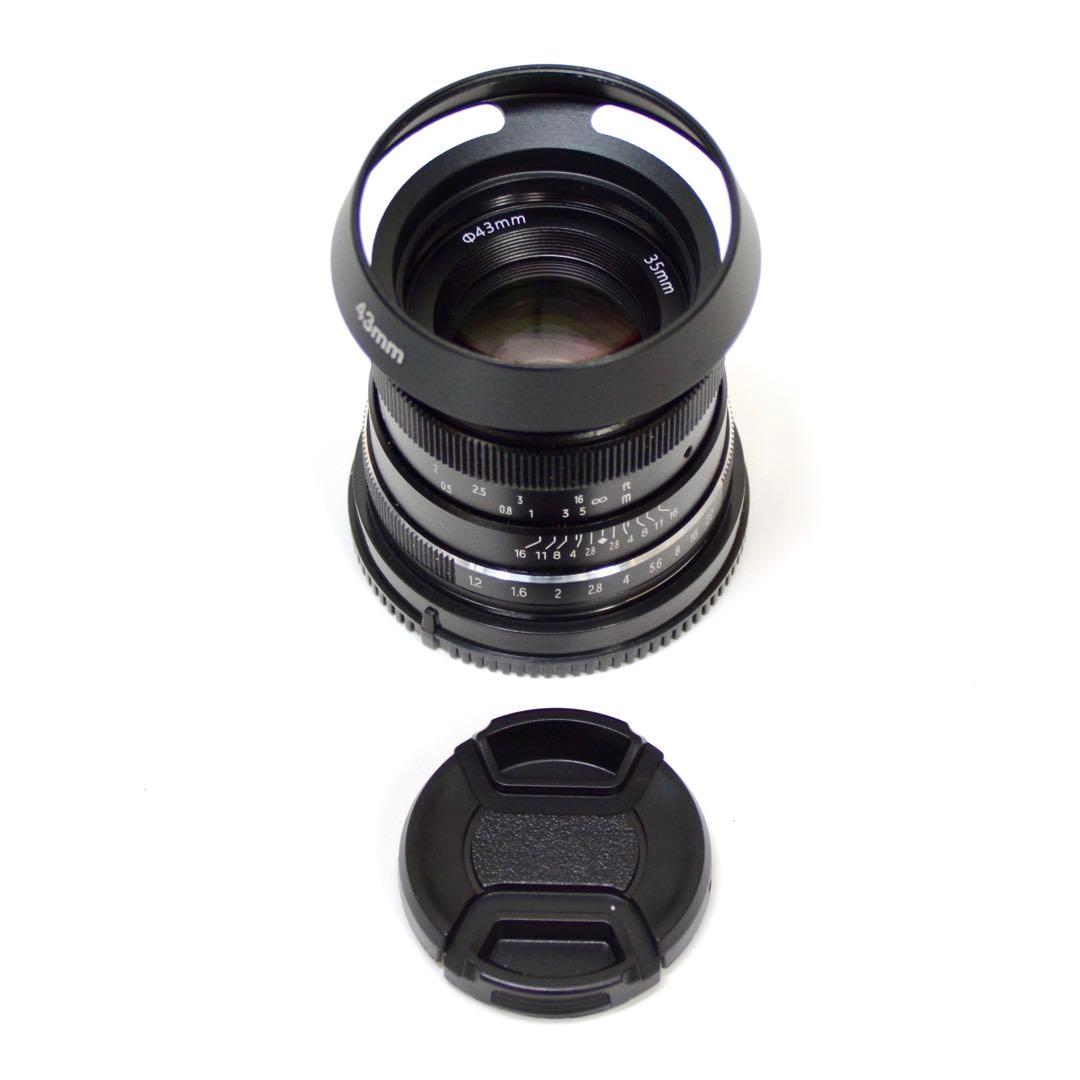 PERGEAR 35mm F1.2 大口径 単焦点レンズ Eマウント APS-C