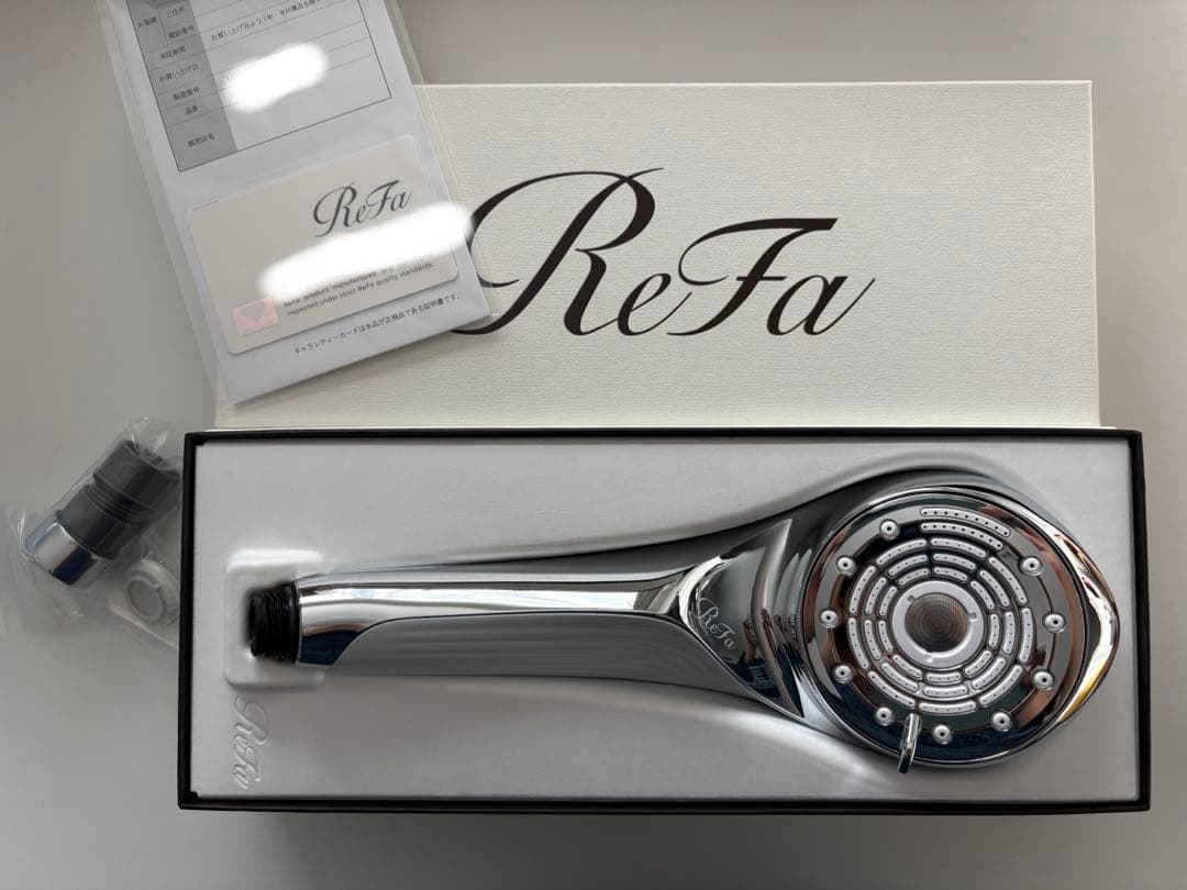 ReFa シャワーヘッド シルバー 取扱説明書付き