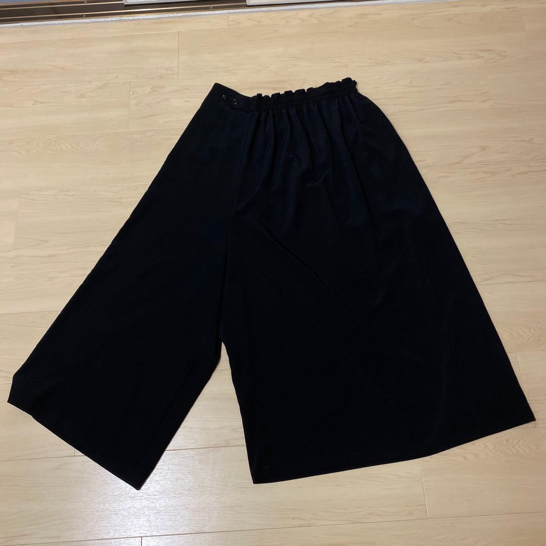 Y’sブラックアシメントリーサルエルパンツ