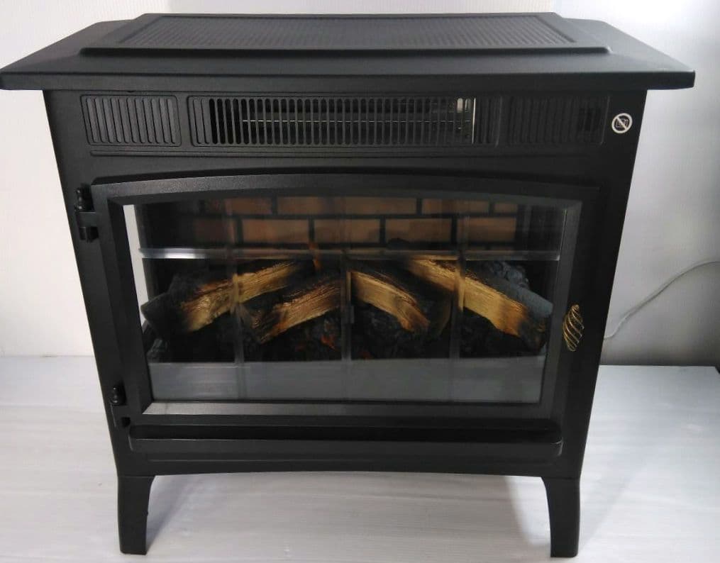 QVCジャパン 暖炉型大型ファンヒーター DFI-5010-01