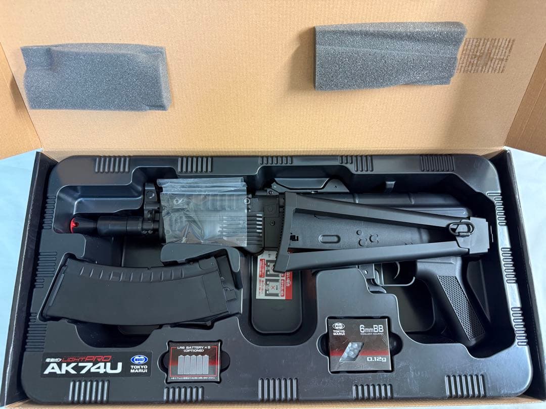 東京マルイ　ライトプロAK74U 電動ガン ブラック