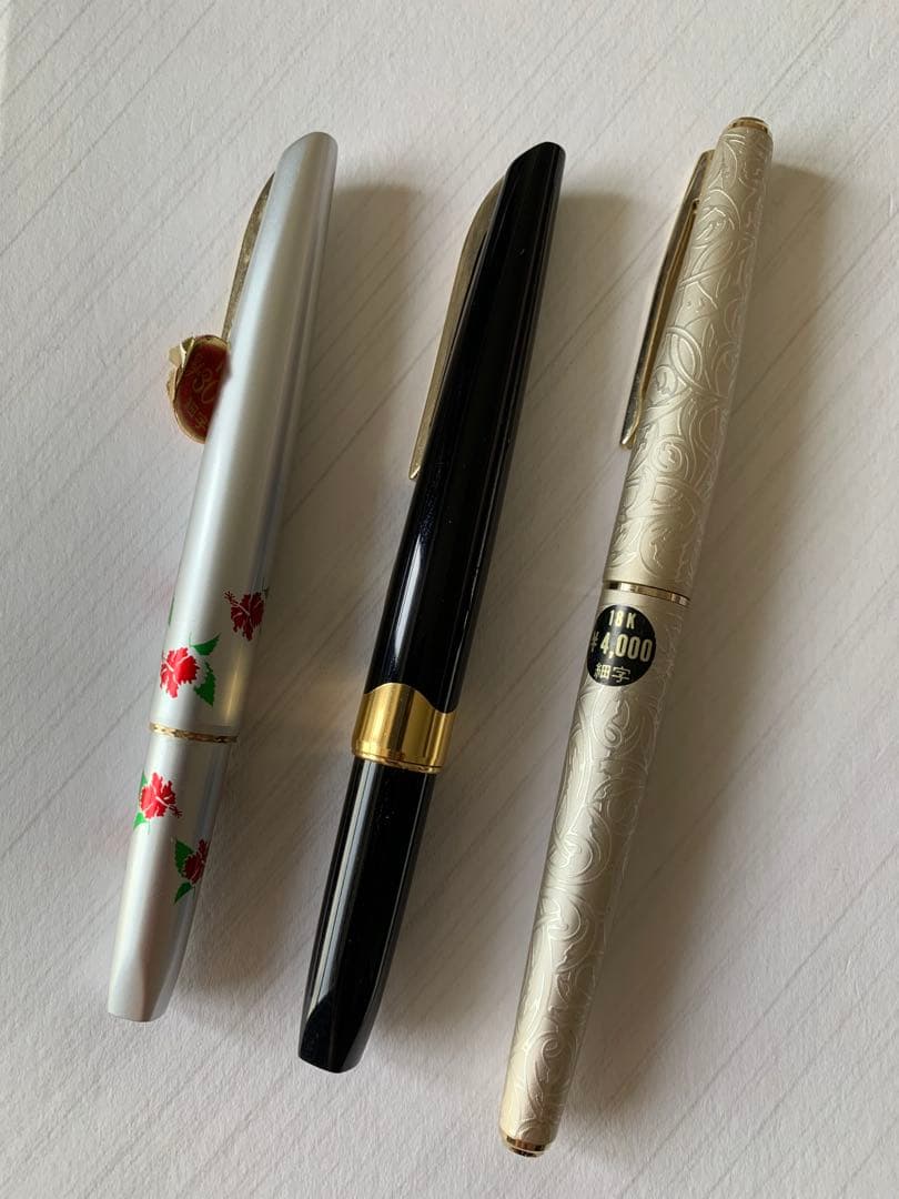 PLATINUM（プラチナ） 万年筆 3本セット