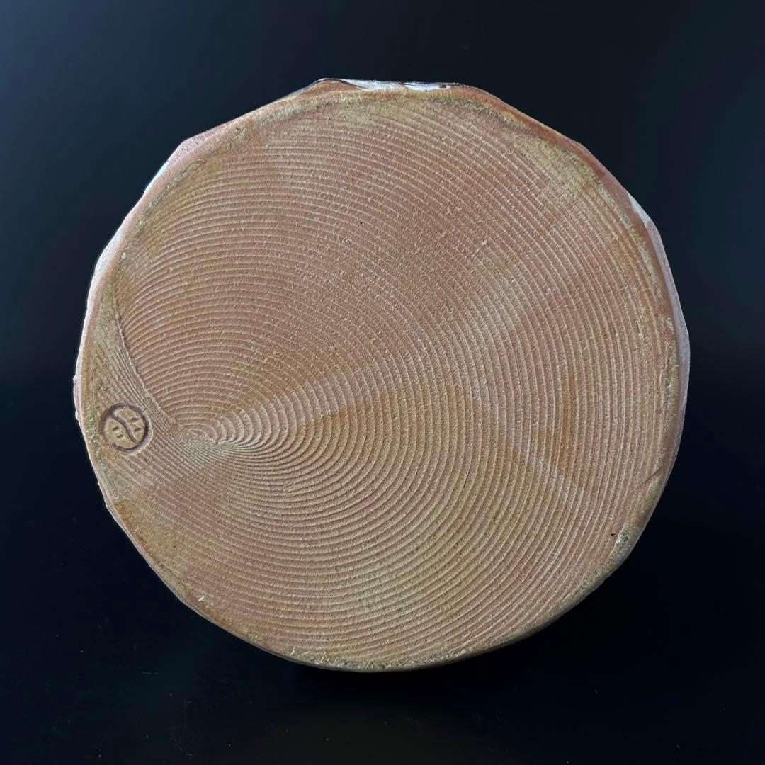 茶道具　鳴海織部　耳付　水指　菊泉窯　源彦　共箱　オリベ　茶会　稽古