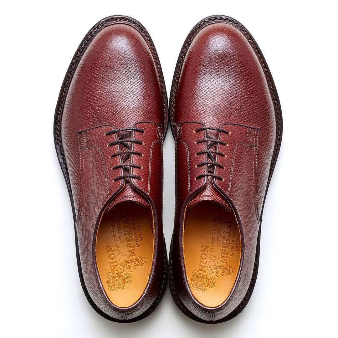 UNIONIMPERIAL カントリー　プレーントゥ　ブラウン