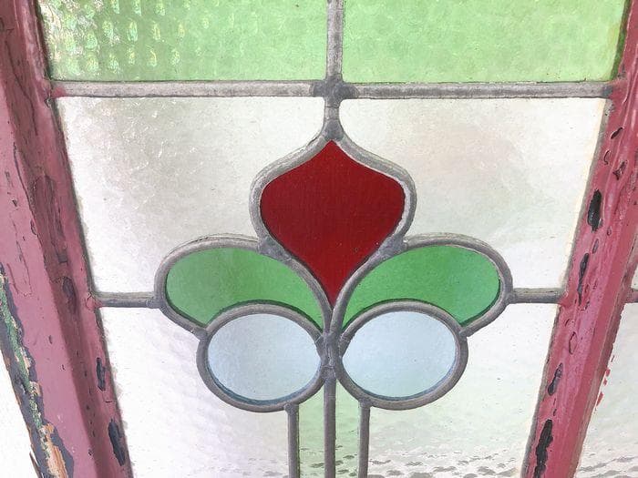 【最終値下げ】アンティーク 家具 ステンドグラス 1910年頃 英国 101A