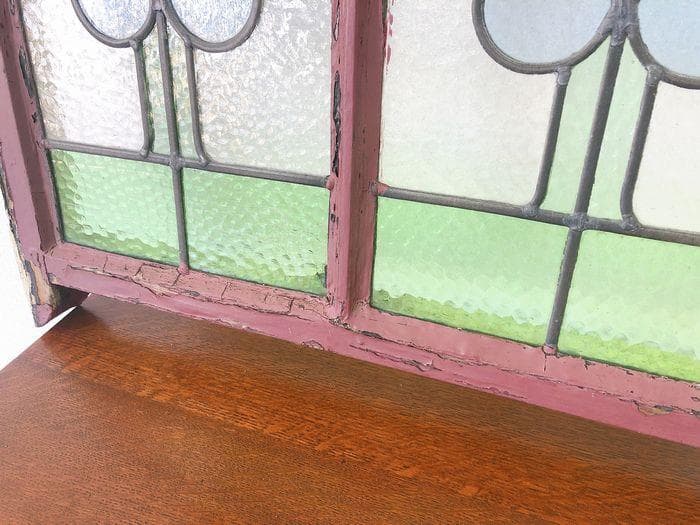 【最終値下げ】アンティーク 家具 ステンドグラス 1910年頃 英国 101A