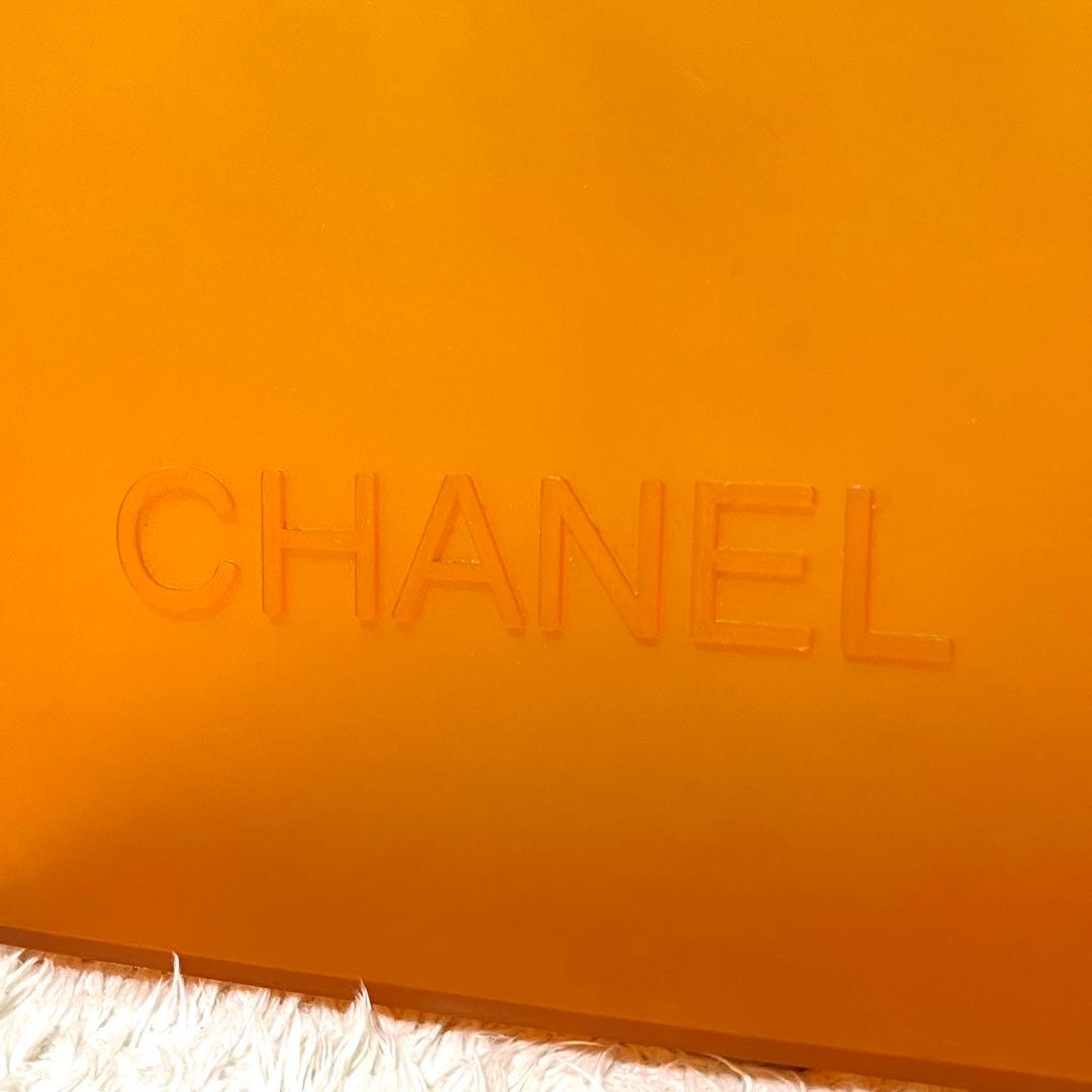 ✨入手困難✨CHANEL ラバートートバッグ ハンドバッグ オレンジ ロゴ金具