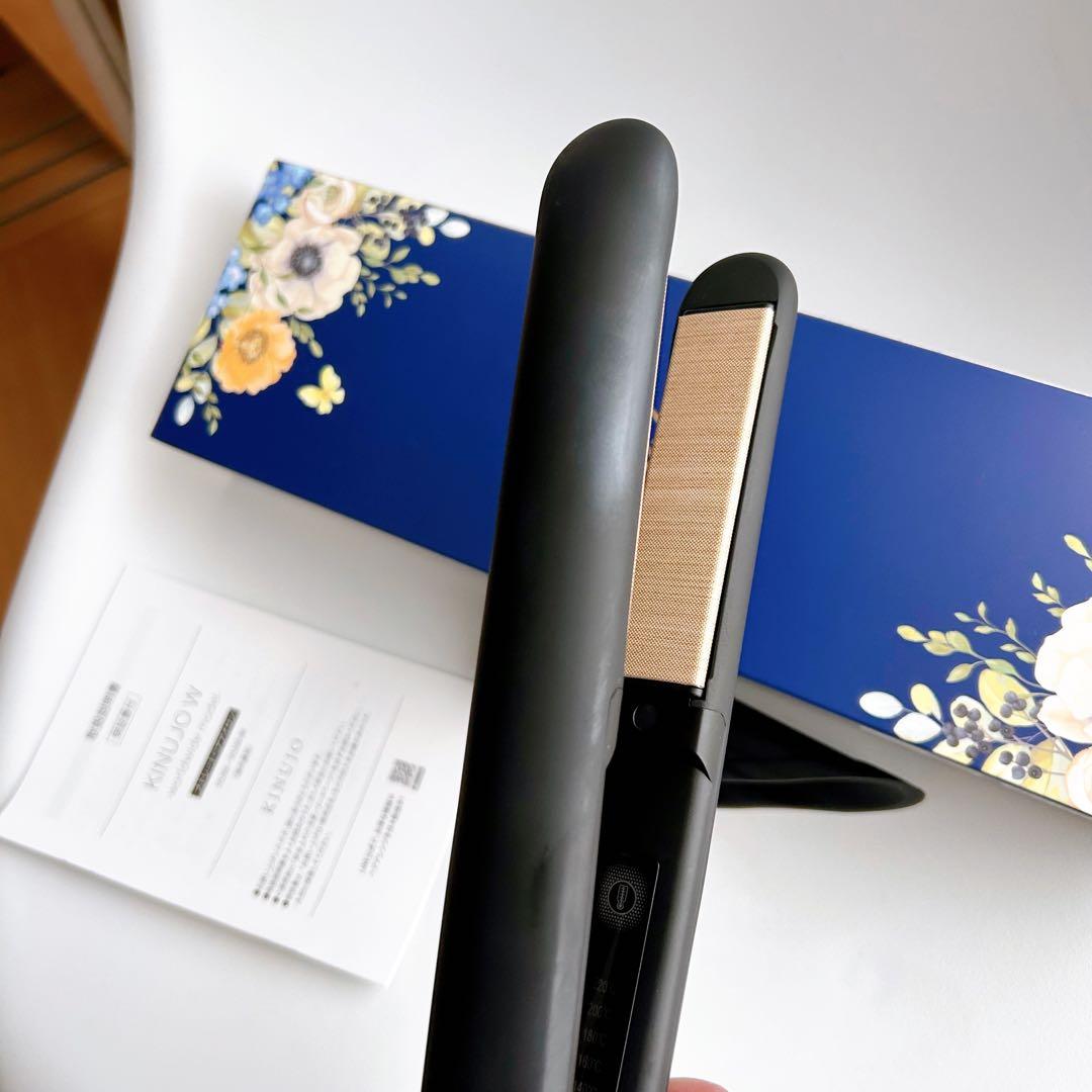 KINUJO ストレートヘアアイロン ブラック 絹女 美品　DS２００－ＢＫ