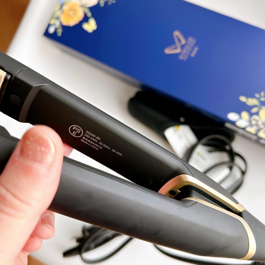 KINUJO ストレートヘアアイロン ブラック 絹女 美品　DS２００－ＢＫ