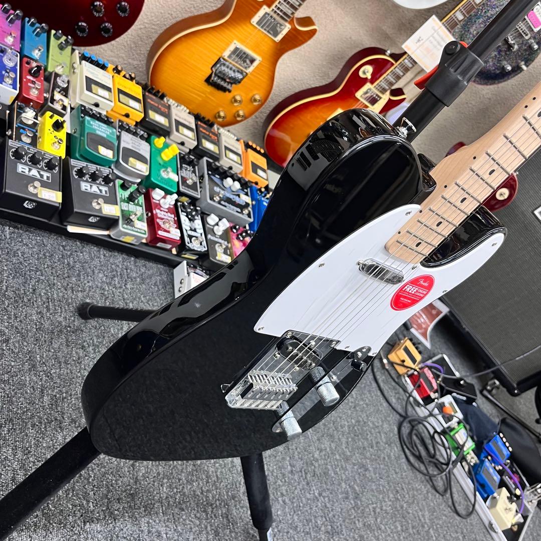 【10731】 新品未使用 Squier Telecaster black 黒