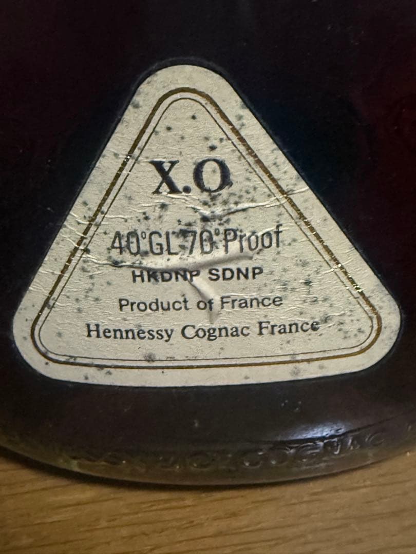古酒 未開封 ヘネシーXO 旧ラベル 40cl