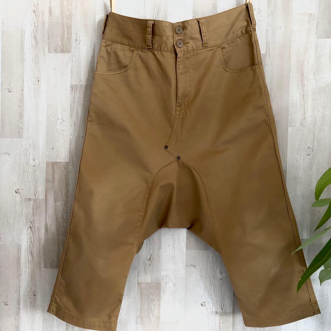 コムデギャルソン　GANRYU ガンリュウ サルエルパンツ　日本製　ブラウン