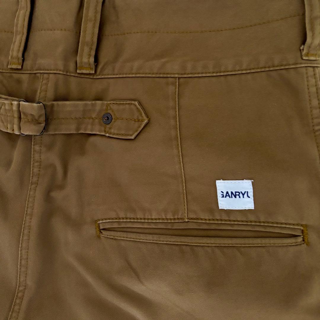 コムデギャルソン　GANRYU ガンリュウ サルエルパンツ　日本製　ブラウン