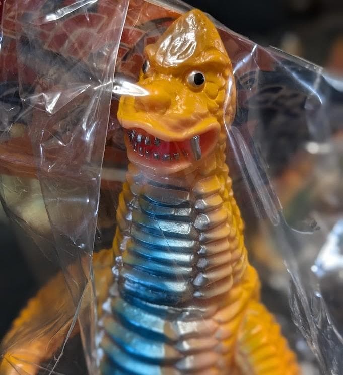 ギガス＆ドラコ＆レッドキング（ブルマァク復刻）ソフビフィギュア未開封３体セット