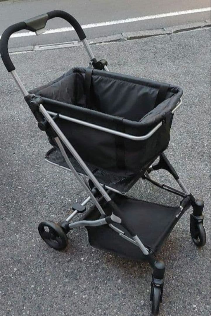 美品✨折りたたみショッピングカート EcoCa エコカ　４輪　買い物カート