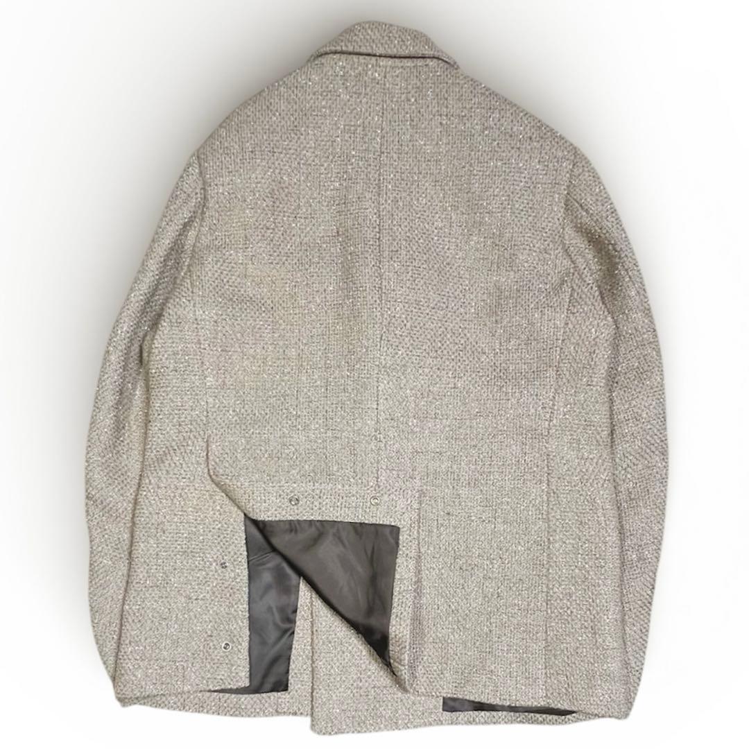 HARE ラメツイードジャケット テーラードジャケットダブルブレストジャケット