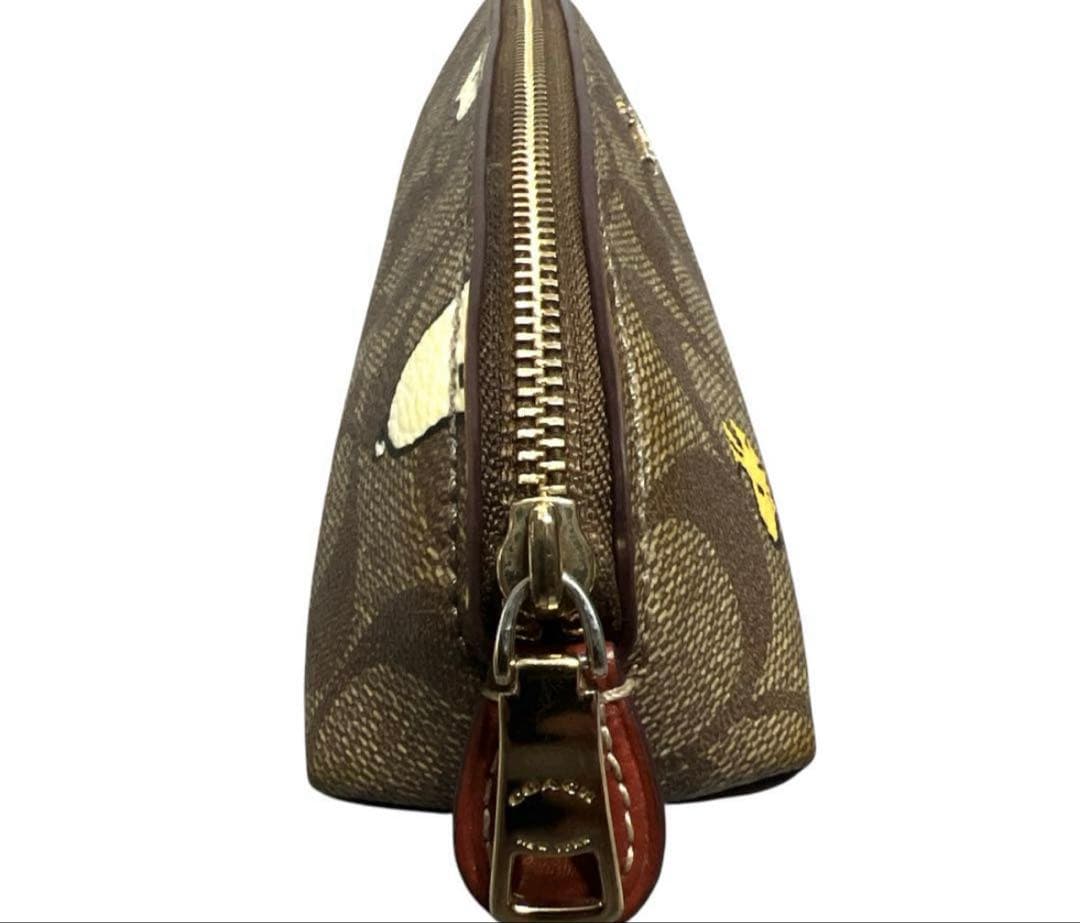 極美品 大人気 コーチ シグネチャー スヌーピー ペンケース