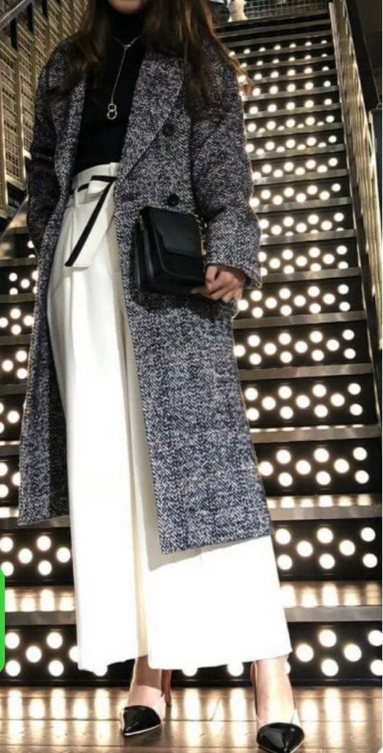 新品【LOVELESS】ヘリンボーンチェックダブルコート