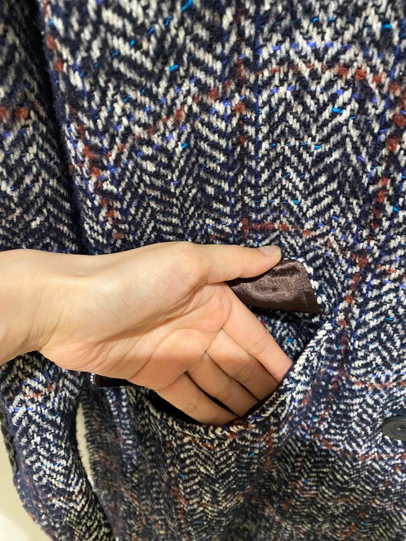 新品【LOVELESS】ヘリンボーンチェックダブルコート