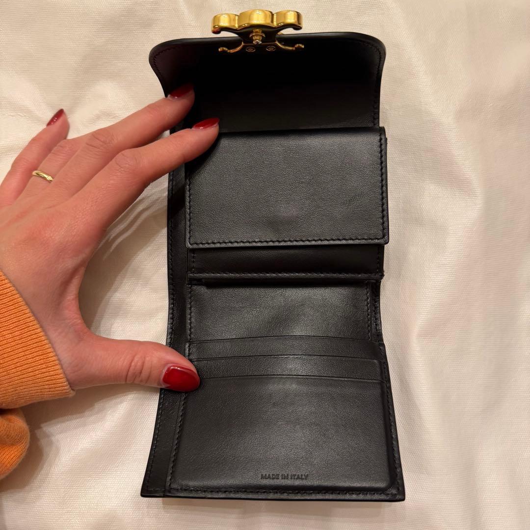 CELINE セリーヌ　ミニウォレット　三つ折り財布