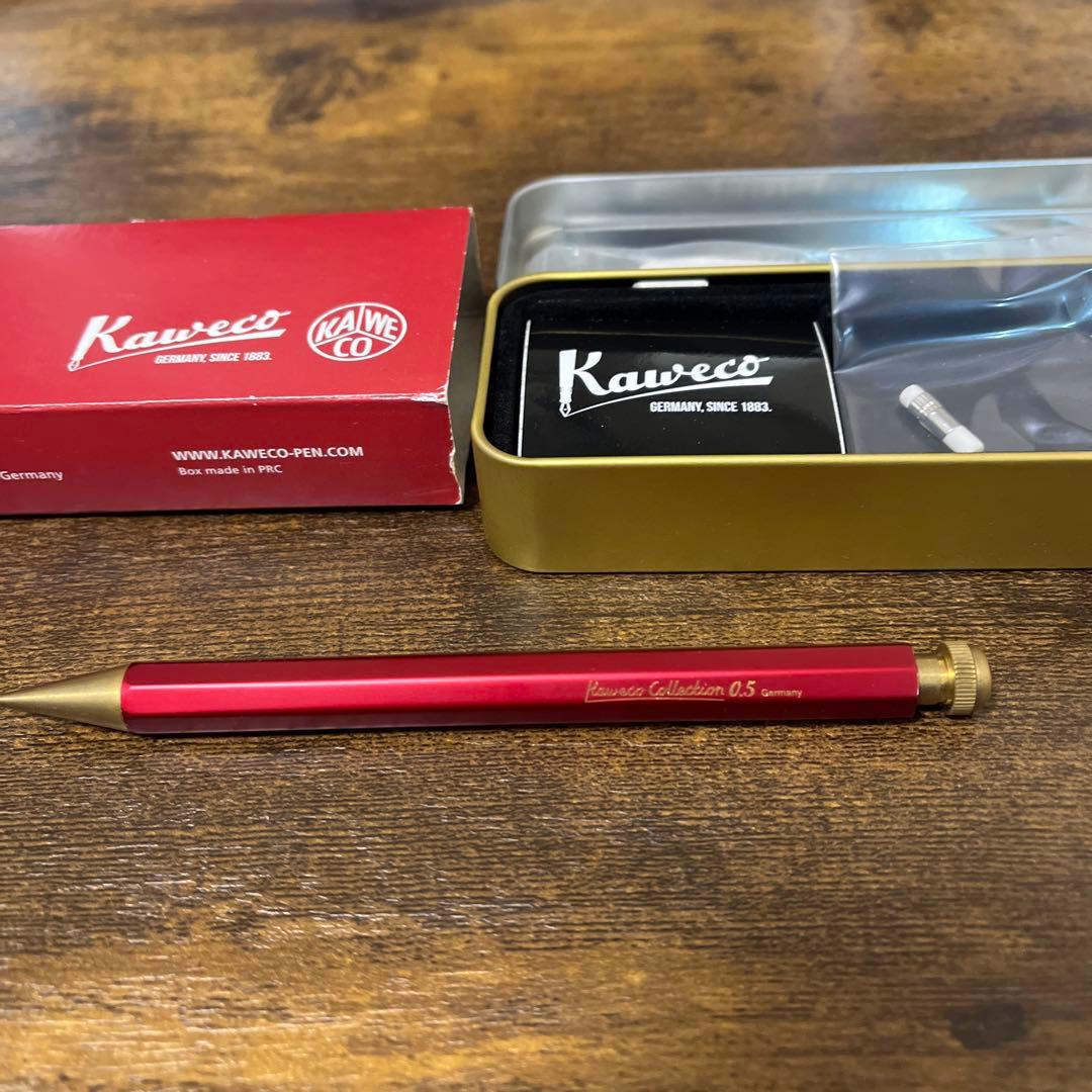 カヴェコスペシャルレッドエディション 0.5mm シャープペンシル Kaweco