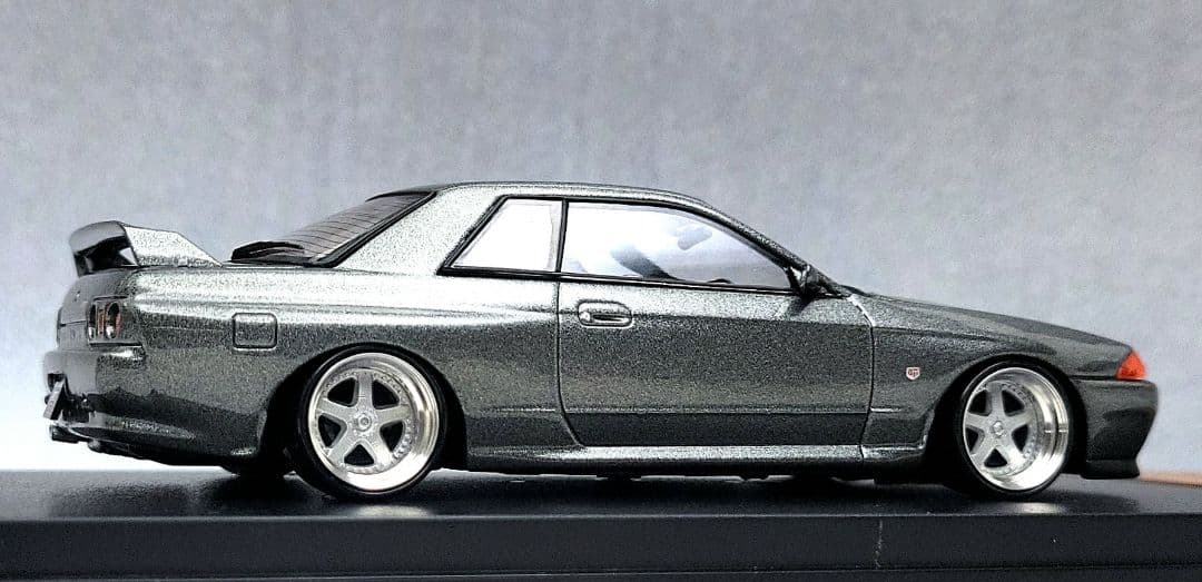 1/43　スカイライン改　R32　GT-R　スカラ－　アルミ製　深リム