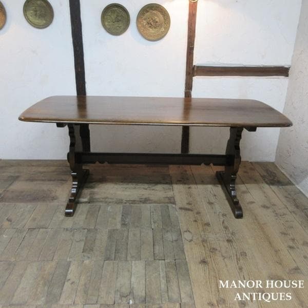 イギリス アンティーク 家具 アーコール ダイニングテーブル 英国製 6002e