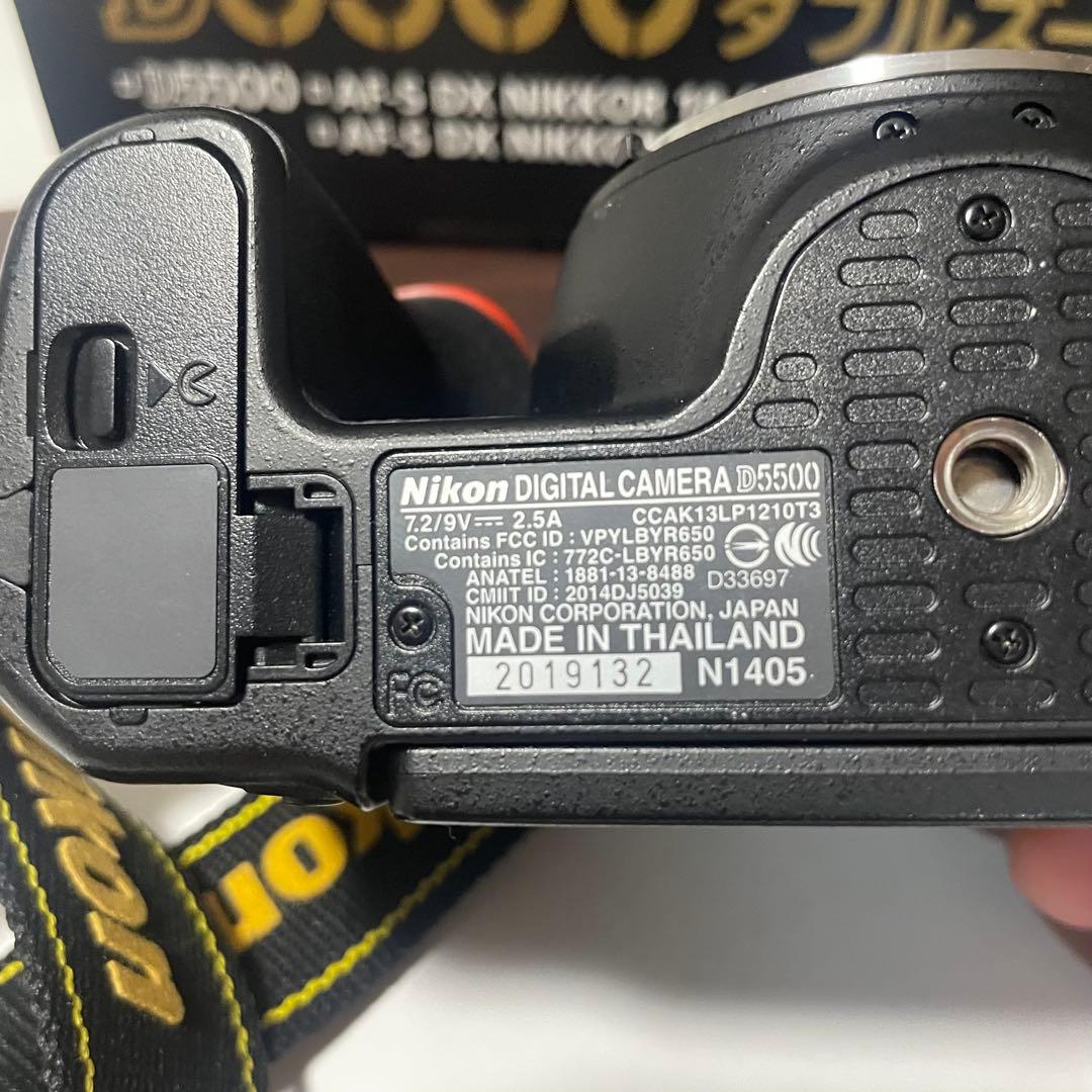 【保証有り】Nikon デジタル一眼レフカメラ D5500 ダブルズームキット