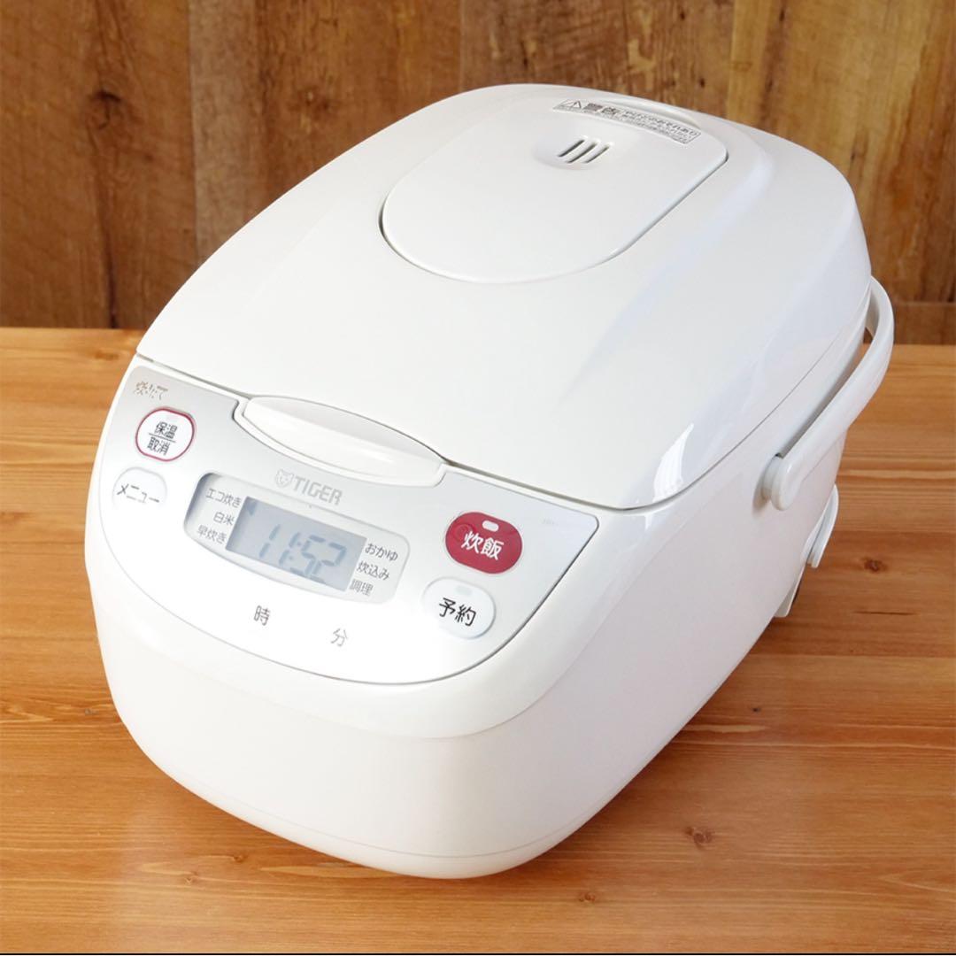 タイガー TIGER マイコン炊飯器 炊きたて 5.5合炊き ホワイト