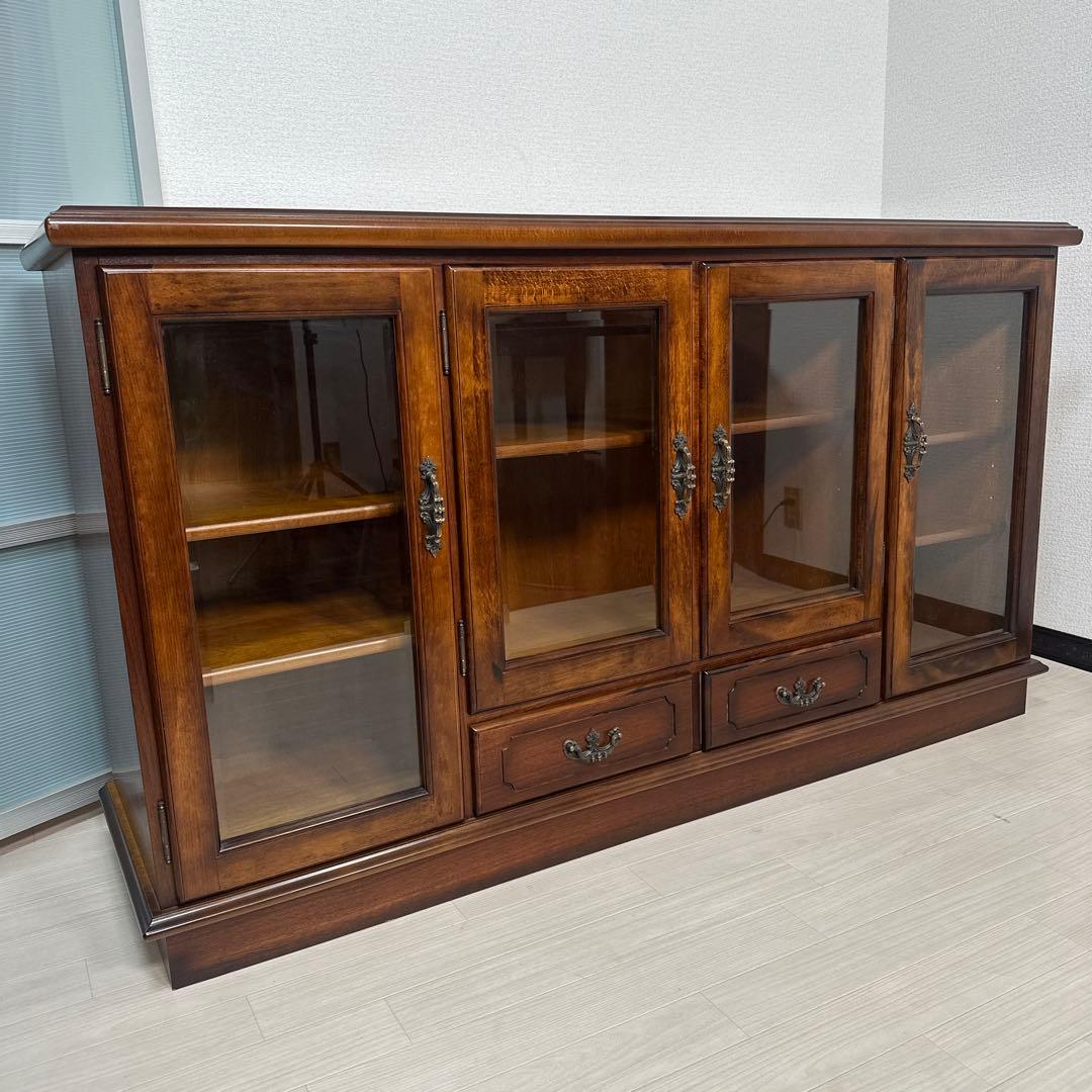 カリモク コロニアル サイドボード リビングボード キャビネット ※iso※