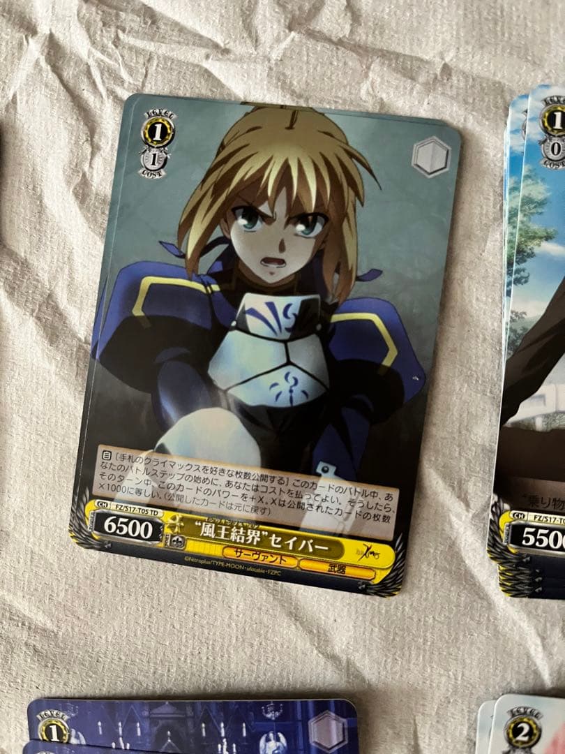 ヴァイスシュヴァルツ Fate/Zero セイバー サインウェイバー 言峰