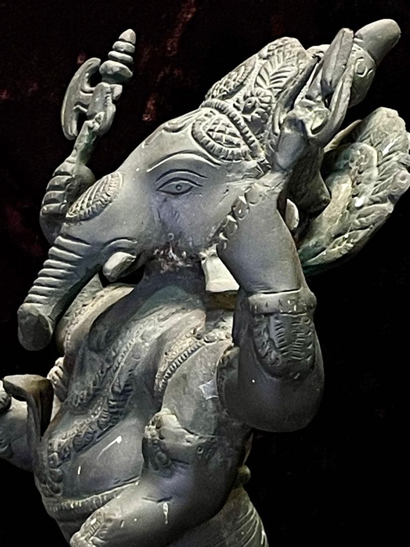 値下げ！ブロンズ製ガネーシャ神像高さ33cm重さ3.4kg