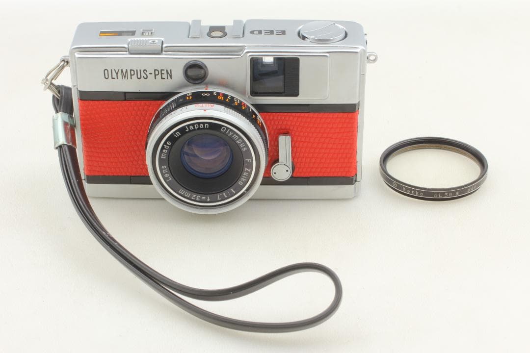 【整備済　並品】レッド オリンパス PEN EED 露出計△ 日本製 #1349