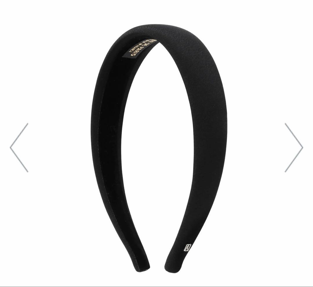 未使用　アレキサンドゥルパリ　カチューシャ　ブラック　黒　2.5cm