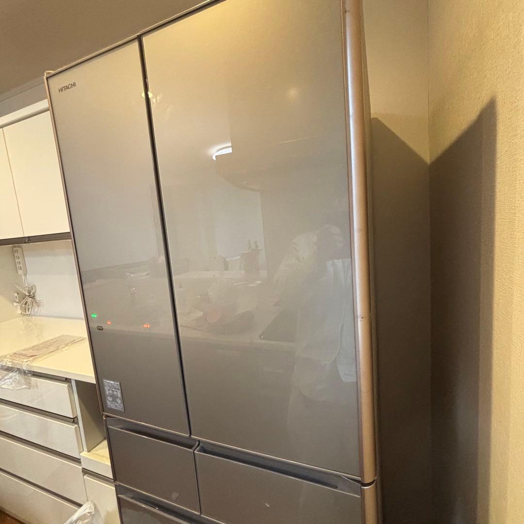 2017年製 日立 大型冷凍冷蔵庫 R-XG5100G 505L 動作確認済み