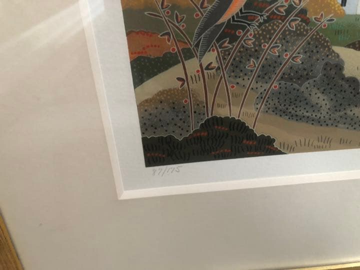 トーマス マックナイト リトグラフ 直筆サイン入り 87/175