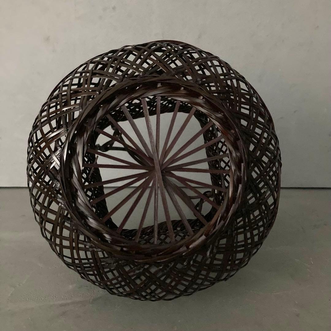 花籠 籠花入 おぐら 花器 茶道具