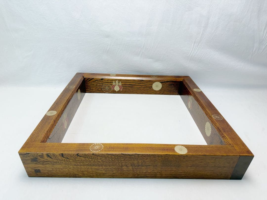 未使用 茶道具 吹漆 高台寺蒔絵 炉縁 元箱