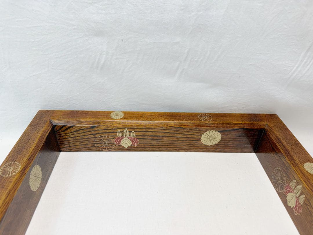 未使用 茶道具 吹漆 高台寺蒔絵 炉縁 元箱