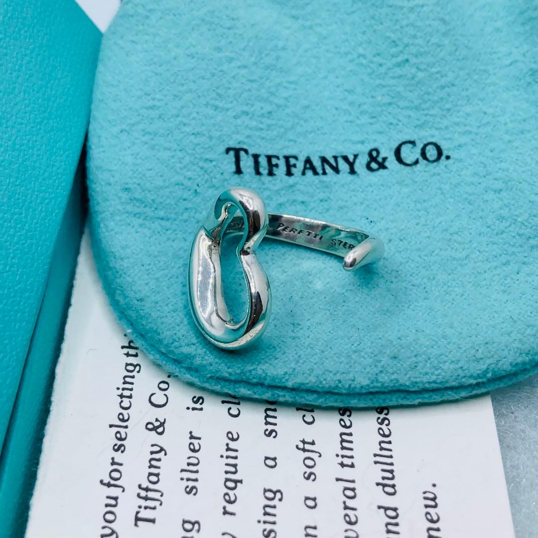 極美品✨ ティファニー リング オープンハート AG925 #14