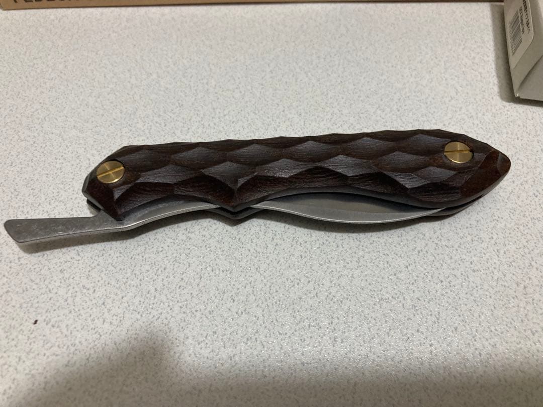 FEDECA CLEVER TONG折りたたみナイフセット　名栗イペ